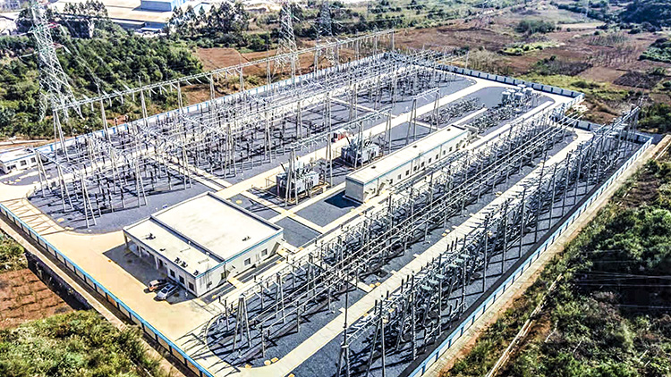 廣西桂東電力220千伏立頭輸變電工程建筑安裝施工